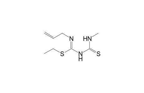 1-[(1Z)-(ethylsulfanyl)[(prop-2-en-1-yl)imino]methyl]-3-methylthiourea