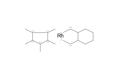 Rhodium, pentamethylcyclopentadienyl-trans-1,2-divinylcyclohexane