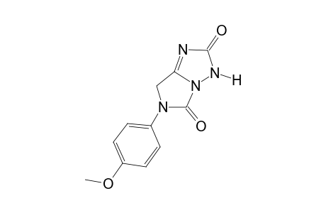 3H-imidazo[1,5-b][1,2,4]triazole-2,5-dione, 6,7-dihydro-6-(4-methoxyphenyl)-