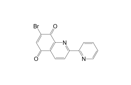 5,8-Quinolinedione, 7-bromo-2-(2-pyridinyl)-