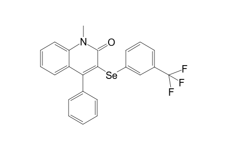 1-Methyl-4-phenyl-3-((3-(trifluoromethyl)phenyl)selanyl)-quinolin-2(1H)-one