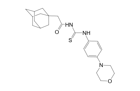 N-(1-adamantylacetyl)-N'-[4-(4-morpholinyl)phenyl]thiourea