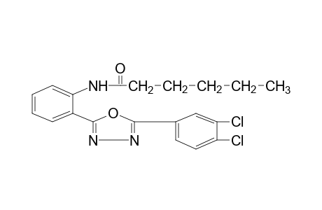 2'-[5-(3,4-dichlorophenyl)-1,3,4-oxadiazol-2-yl]hexananilide