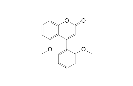 5-METHOXY-4-(2-METHOXYPHENYL)-2H-1-BENZOPYRAN-2-ONE
