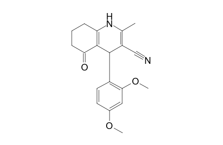 4-(2,4-Dimethoxyphenyl)-2-methyl-5-oxo-1,4,5,6,7,8-hexahydro-3-quinolinecarbonitrile