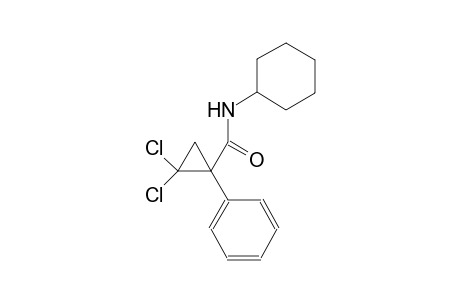 2,2-dichloro-N-cyclohexyl-1-phenylcyclopropanecarboxamide