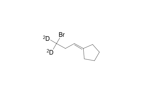 Cyclopentane, (3-bromopropylidene-3,3-D2)-