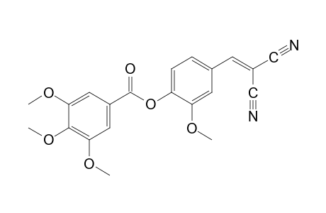 3,4,5-trimethoxybenzoic acid, ester with vanillylidenemalononitrile