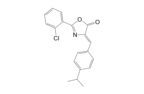 (4Z)-2-(2-chlorophenyl)-4-(4-isopropylbenzylidene)-1,3-oxazol-5(4H)-one