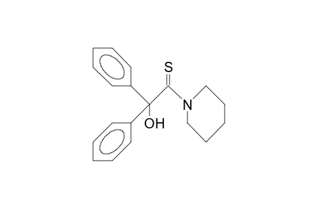 1-[diphenylhydroxy(thioacetyl)]piperidine