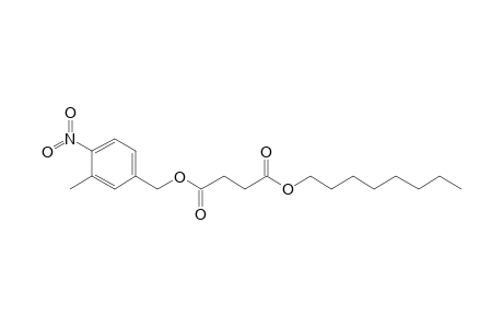 Succinic acid, 3-methyl-4-nitrobenzyl octyl ester