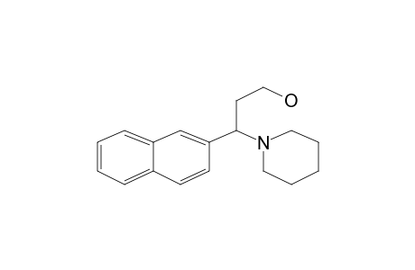 3-Naphthalen-2-yl-3-piperidin-1-yl-propan-1-ol