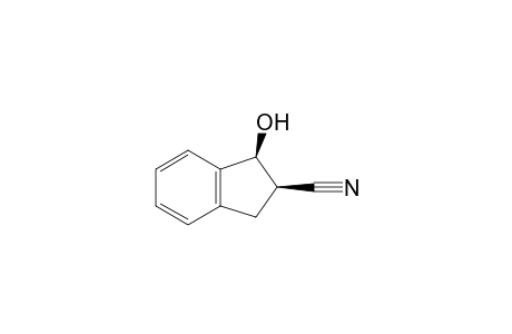 (1S*,2R*)-1-hydroxy-2,3-dihydro-1H-indene-2-carbonitrile