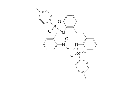17,17,18,18-tetradehydro-8-nitro-1,10-bis(p-tolylsulphonyl)-1,10-diaza[2](1,3)benzeno[2](1,2)benzeno[2](1,2)benzenophane
