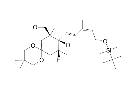 #26;(+/-)-9-(1E,3Z)-(8R*,9S*,10S*)-8-HYDROXYMETHYL-9-(5-TERT.-BUTYL-DIMETHYLSILYLOXY-3-METHYL-1,3-PENTADIENYL)-3,3,8,10-TETRAMETHYL-1,5-DIOXASPIRO-[5,5]-UNDECA