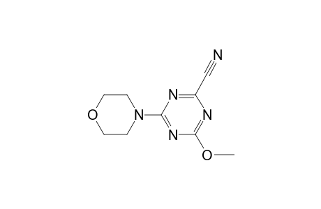 4-Methoxy-6-(4-morpholinyl)-1,3,5-triazine-2-carbonitrile