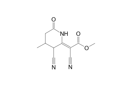 (Z)-5-CYANO-6-CYANOMETHOXYCARBONYLMETHYLENE-4-METHYLPIPERIDONE