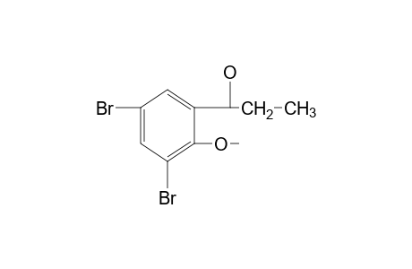 3,5-dibromo-alpha-ethyl-2-methoxybenzyl alcohol