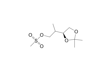 (3S)-3,4-isopropylidendioxy-2-methyl-1-butyl-methansulfonate