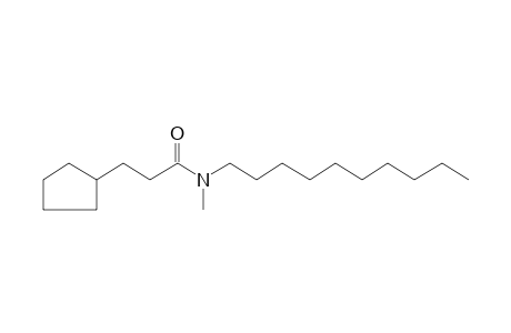 Propanamide, N-decyl-N-methyl-3-cyclopentyl-