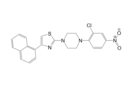 piperazine, 1-(2-chloro-4-nitrophenyl)-4-[4-(1-naphthalenyl)-2-thiazolyl]-