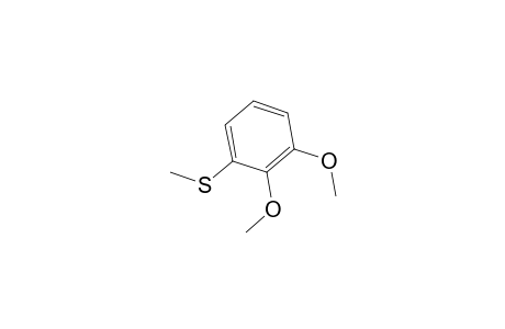 1,2-dimethoxy-3-methylsulfanylbenzene