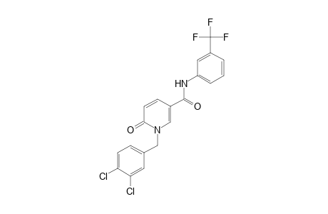 1-(3,4-DICHLOROBENZYL)-1,6-DIHYDRO-6-OXO-alpha,alpha,alpha-TRIFLUORO-m-NICOTINOTOLUIDIDE