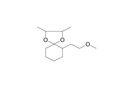 6-(2-Methoxy-ethyl)-2,3-dimethyl-1,4-dioxa-spiro[4.5]decane