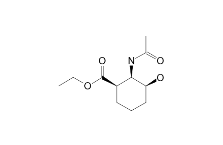 ETHYL-(1R*,2R*,3S*)-2-ACETYLAMINO-3-HYDROXYCYCLOHEXANECARBOXYLATE