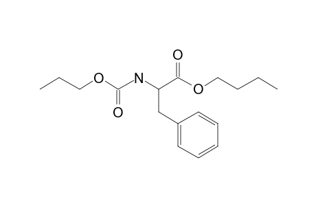 L-Phenylalanine, N-propoxycarbonyl-, butyl ester