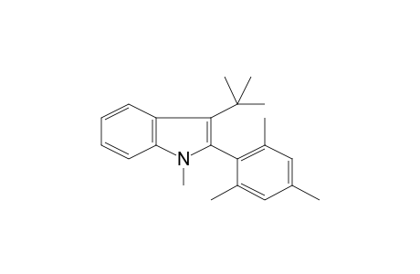 1H-Indole, 3-t-butyl-2-mesityl-1-methyl-