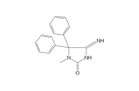 5,5-diphenyl-4-imino-1-methyl-2-imidazolidinone