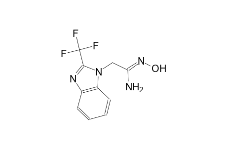 (1Z)-N'-hydroxy-2-[2-(trifluoromethyl)-1H-benzimidazol-1-yl]ethanimidamide