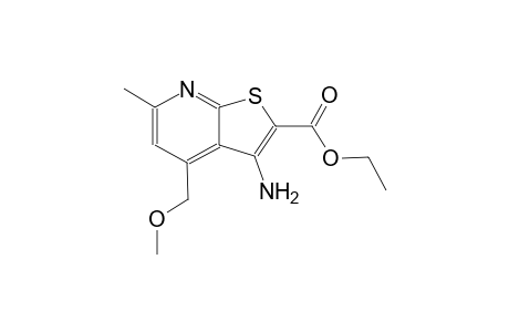 thieno[2,3-b]pyridine-2-carboxylic acid, 3-amino-4-(methoxymethyl)-6-methyl-, ethyl ester