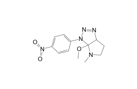 3,3a,4,5,6,6a-hexahydro-3a-methoxy-4-methyl-3-(4-nitrophenyl)pyrrolo[2,3-d]-1,2,3-triazol