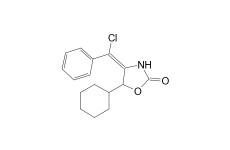 (Z)-4-(1-Chloro-1-phenylmethylidene)-5-cyclohexyl-1,3-oxazolidin-2-one