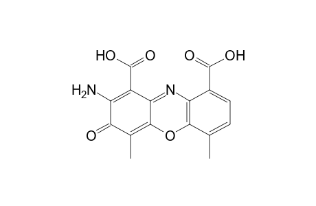 Actinocin;2-amino-4,6-dimethyl-3-oxo-3H-phenoxazine-1,9-dicarboxylic-acid