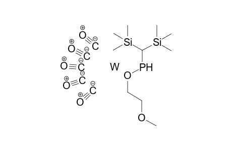 Bis(trimethylsilyl)methyl-(2-methoxyethoxy)phosphane tungsten pentacarbonyl