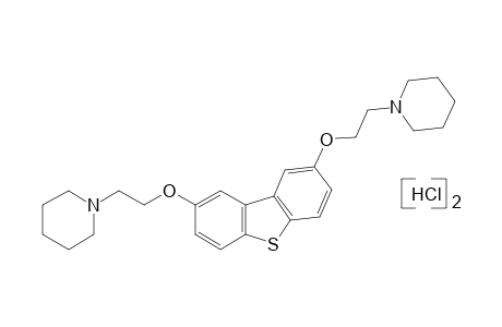 2,8-bis(2-piperidinoethoxy)dibenzothiophene, dihydrochloride