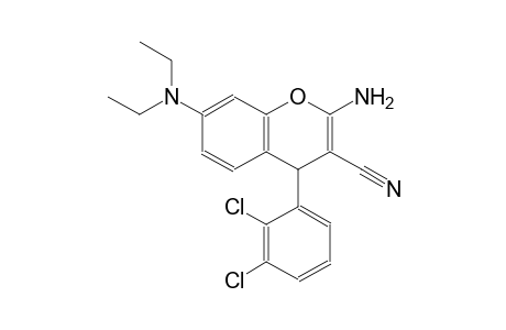 4H-1-benzopyran-3-carbonitrile, 2-amino-4-(2,3-dichlorophenyl)-7-(diethylamino)-