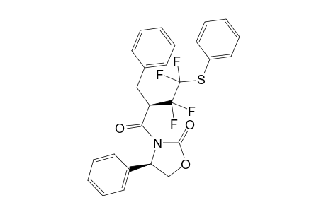 (4R)-3-((R)-2-Benzyl-3,3,4,4-tetrafluoro-4-(phenylthio)butanoyl)-4-phenyloxazolidin-2-one