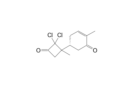 (5R)-2-Methyl-5-(1'-methyl-2',2'-dichlorocyclobutan-3'-only)cyclohex-2-enone