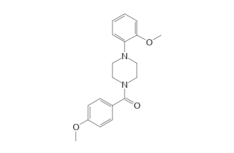 1-p-anisoyl-4-(o-methoxyphenyl)piperazine