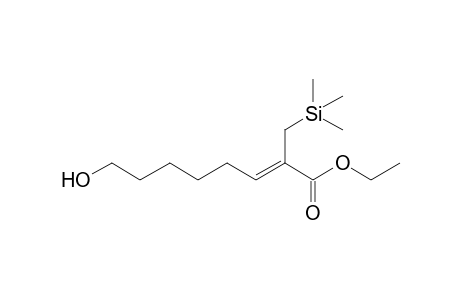 (Z)-8-hydroxy-2-(trimethylsilylmethyl)-2-octenoic acid ethyl ester