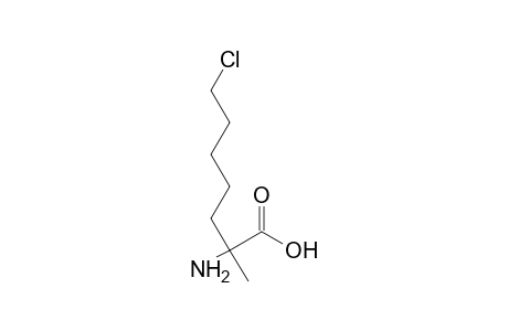 2-Amino-7-chloro-2-methylheptanoic acid