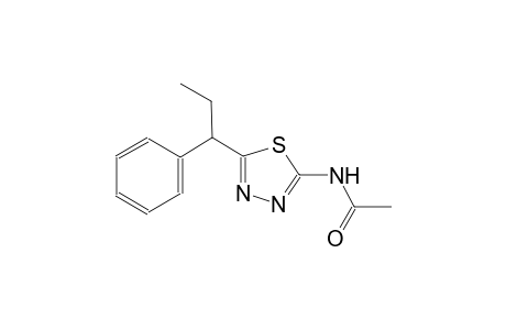 N-[5-(1-phenylpropyl)-1,3,4-thiadiazol-2-yl]acetamide