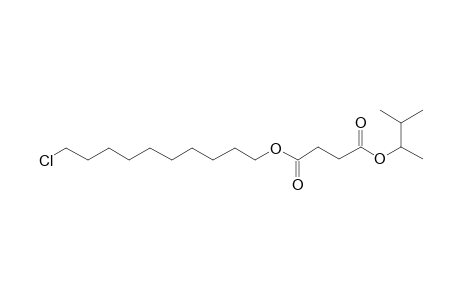 Succinic acid, 3-methylbut-2-yl 10-chlorodecyl ester