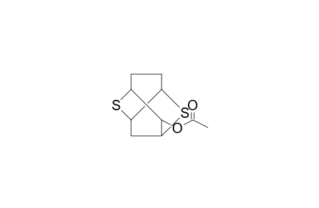 2,5-Methano-2H-thieno[3,2-b]thiopyran-8-ol, hexahydro-, acetate, (2.alpha.,3a.beta.,5.alpha.,7a.beta.,8R*)-