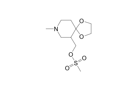 1-METHYL-4,4-ETHYLENEDIOXY-3-METHYLSULFONYL-OXY-METHYL-PIPERIDINE