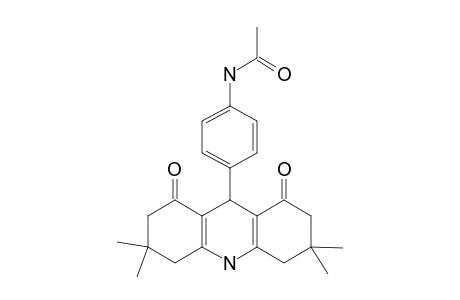 N-(4-(1,2,3,4,5,6,7,8,9,10-Decahydro-3,3,6,6-tetramethyl-1,8-dioxoacridin-9yl)phenyl)acetamide